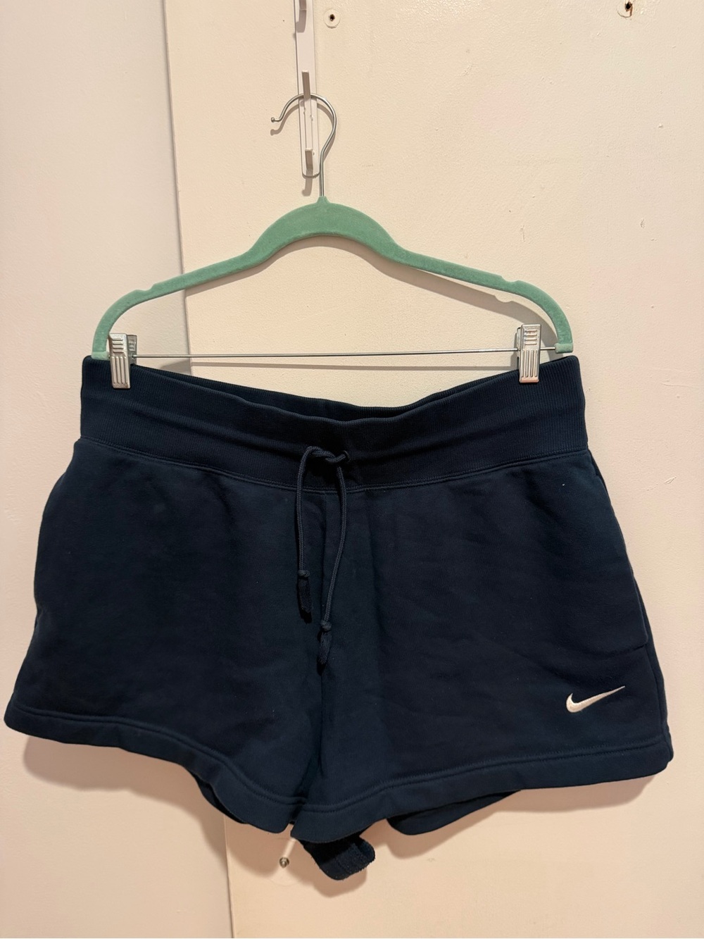 Nike Women's Navy Drawstring Athletic Shorts